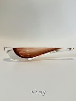 Murano Cenedese Art Glass UFO Space Age Bowl by Antonio Da Ros 1960s