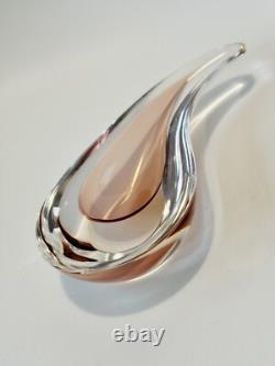 Murano Cenedese Art Glass UFO Space Age Bowl by Antonio Da Ros 1960s