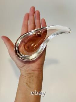 Murano Cenedese Art Glass UFO Space Age Bowl by Antonio Da Ros 1960s