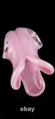 Murano Glass Pink Alabastro Vase