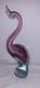 Murano Glass Pink White Flamingo