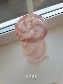 Murano Mezza Filigrana art glass vase Dino Martens for Aureliano Toso C1960's