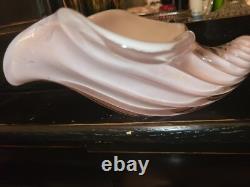 Murano Shell Vase Pink