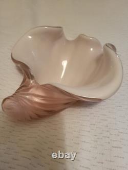 Murano Shell Vase Pink
