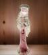 Murano Style Art Glass MADONNA & CHILD Pink Cased Swirl 10 Seguso Style HEAVY