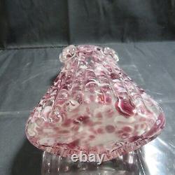 Murano-Style Hand-Blown Art Glass Purse Vase