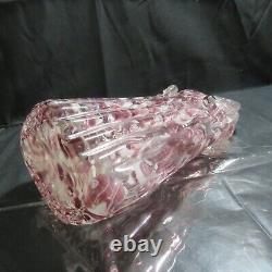 Murano-Style Hand-Blown Art Glass Purse Vase