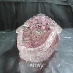 Murano-Style Hand-Blown Art Glass Purse Vase