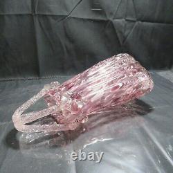 Murano-Style Hand-Blown Art Glass Purse Vase