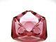 Murano sommerso space age pink Mandruzzato geometric glass bowl