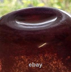 Nazeing Stevens Williams Whitefriars Art Deco Pink Rose Cloud Glass Bowl