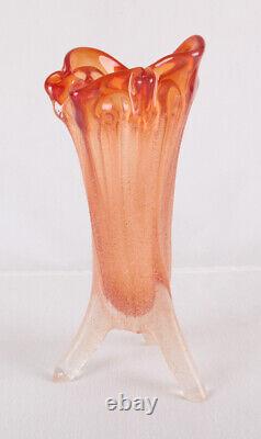 Neal Drobnis Signed Glass Vase, 1996, 8 tall, EX