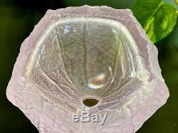 New Daum Crystal Physalis Perfume Bottle $700 Retail Signed Mint Gorgeous