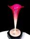New England Glass Peachblow Agata Art Glass Pink & White 6 5/8 Lily Vase 1887