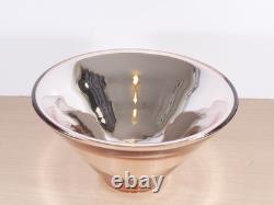 Nick Munro England Pink Art Glass Bowl 23.5cm Large Contemporary Designer Centre
