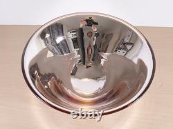Nick Munro England Pink Art Glass Bowl 23.5cm Large Contemporary Designer Centre