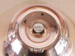 Nick Munro England Pink Art Glass Bowl 23.5cm Large Contemporary Designer Centre