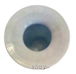 Nourot Art Glass David Lindsay Pink Blue & Green Vase