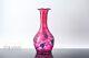 Okra'Pink Arum' Art Glass Vase Hand Made Iridescent Studio Glass Vessel