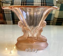 Original Rare Art Deco 1934 Walther & Söhon Windsor Greta Vase Stunning