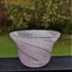 PINK ART GLASS BOWL, Milan Vobruba Gusum, Sweden Aleppo technique FREE SHIPPING
