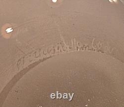 PIZZICHILLO & GORDON Hand Blown Pink Art Glass Vase Signed