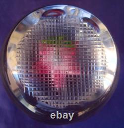 Perthshire 1974 Miniature Pink Flower Faceted Paperweight Art Glass Ltd Ed Box