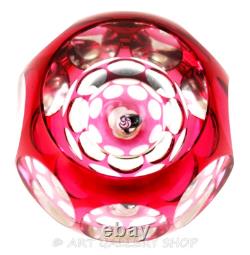 Perthshire Paperweight 1979 CIRCUS SEAL HOLLOW OVERLAY MAGNUM FACETED LTD ED