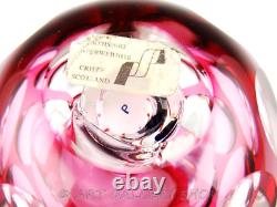 Perthshire Paperweight 1979 CIRCUS SEAL HOLLOW OVERLAY MAGNUM FACETED LTD ED