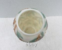 Phoenix Consolidated Bittersweet 9-1/2 Art Glass Vase 1930s Beautiful