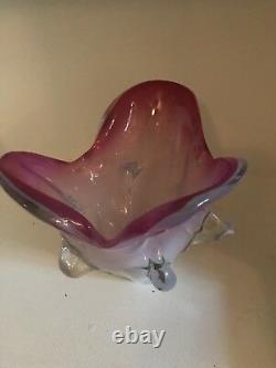 Pink Alabastro Opalino Toso Martens Mid Century Murano Vase