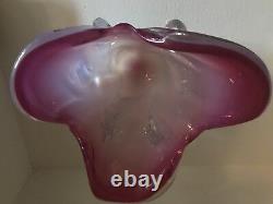 Pink Alabastro Opalino Toso Martens Mid Century Murano Vase