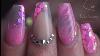 Pink And Grey Acrylic Nails Marble Ombr Extended Nail Bed All The Usual Nail Shizzle