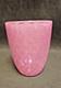 Pink Art Glass Vase Controlled Bubble Vintage Retro Decor