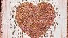 Pink Glitter Heart Rose Gold Heart With Crushed Glass