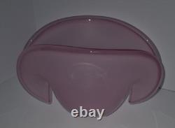 Pink Murano Art Glass Clamshell Bowl 1667