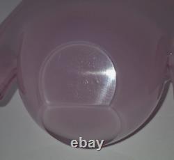 Pink Murano Art Glass Clamshell Bowl 1667