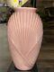 Pink Post Modern Glass Art Deco Style Vase