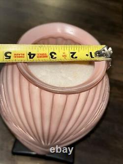 Pink Post Modern Glass Art Deco Style Vase