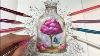Pink Tree Glass Bottle Coloring With My Memory Part 1 Chris Cheng