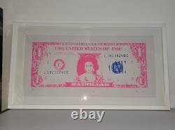 Pop Art Madollar Pink 1$ Ltd Edition Screen Print Mrs Guy Ritchie By Brian Jones