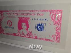 Pop Art Madollar Pink 1$ Ltd Edition Screen Print Mrs Guy Ritchie By Brian Jones