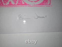 Pop Art Madollar Pink 1$ Ltd Edition Screen Print Mrs Guy Ritchie By Brian Jones