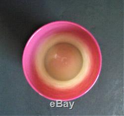 RARE Antique NEW ENGLAND AGATA Peachblow VICTORIAN Art Glass TUMBLER 1880s #1