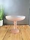 Rare Art Deco Pink Lady Frosted Glass Pedestal Centrepiece Bowl Walther & Sohne