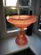 Rare Art Deco Walther & Sohne Pink Glass Paradies Comport Base Berlin Bowl C1936