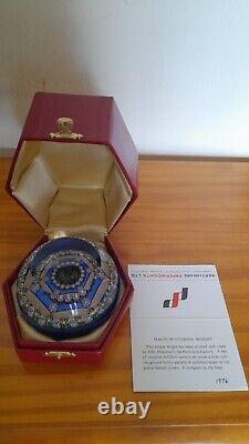 Rare L. E. PERTHSHIRE Millefiori MAGNUM CUSHION 1976 Paperweight- No 45/300