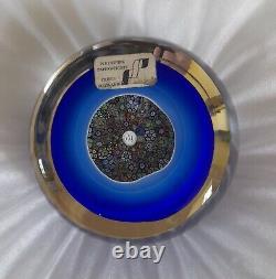 Rare L. E. PERTHSHIRE Millefiori MAGNUM CUSHION 1976 Paperweight- No 45/300