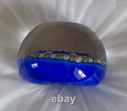 Rare L. E. PERTHSHIRE Millefiori MAGNUM CUSHION 1976 Paperweight- No 45/300