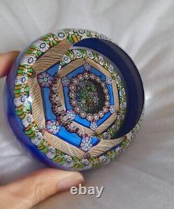 Rare L. E. PERTHSHIRE Millefiori MAGNUM CUSHION 1976 Paperweight- No 45/300